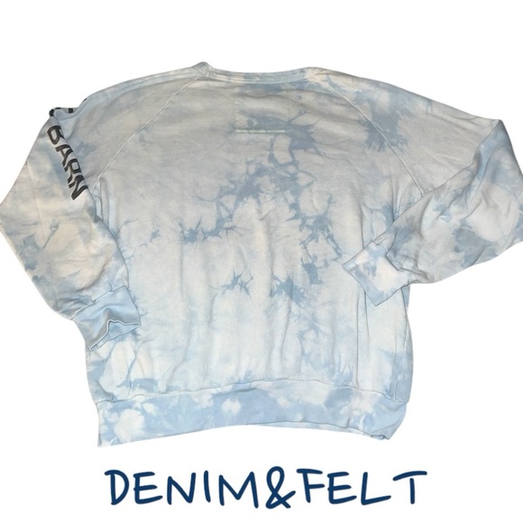 AVIATOR NATION x SOUL CYCLE Rainbow Skull & Bones Tie Dye Crewneck/Sweatshirt🌈 - Picture 5 of 8